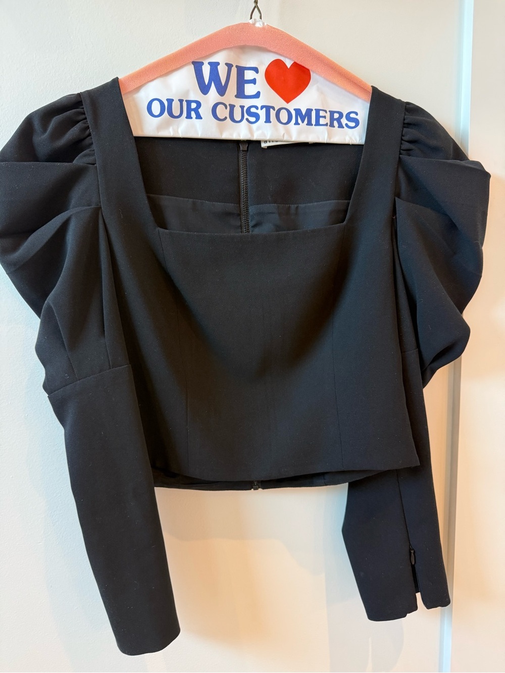 Alice& Olivia black blouse
